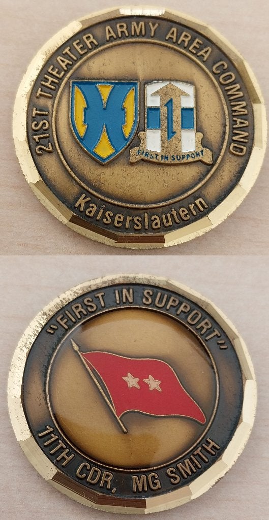 penning coin USA 21st Theater Army Area Command (TAACOM), Ophalen of Verzenden, Landmacht, Nederland, Lintje, Medaille of Wings