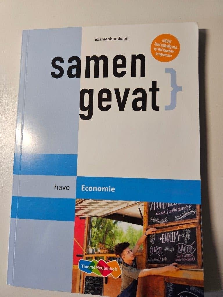 Samengevat Havo Economie + examen bundel 2025 2026, Economie, Ophalen of Verzenden, Zo goed als nieuw, HAVO