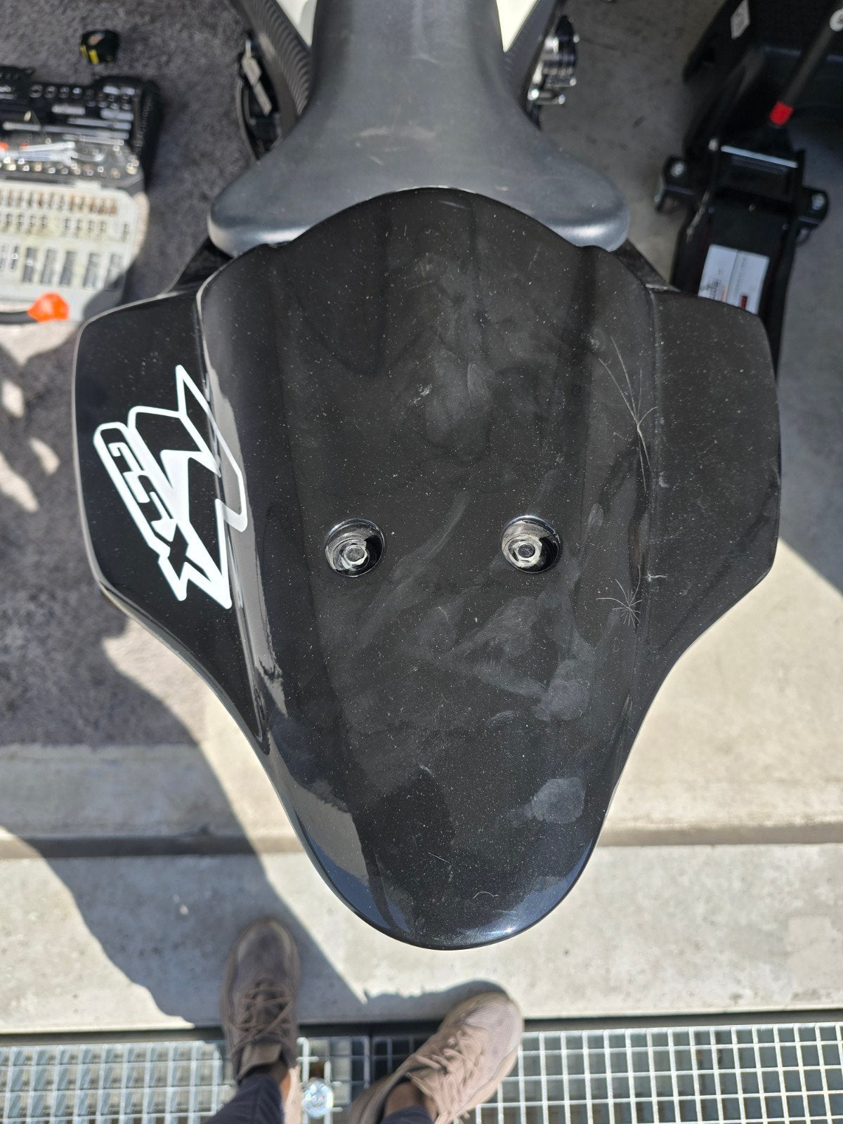 GSXR K7/K8 Racekuip - Wit/Zwart, Ophalen of Verzenden, Gebruikt