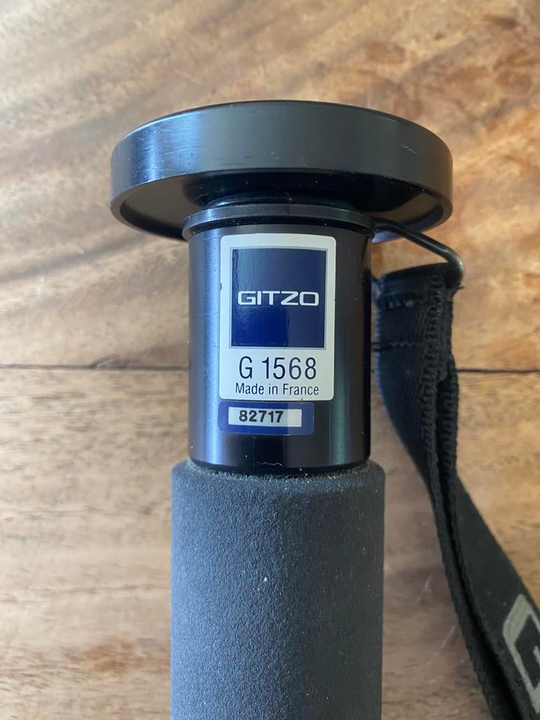 Gitzo monopod G1568 carbon  zgan, Ophalen, Zo goed als nieuw, 150 tot 175 cm, Eenpoot