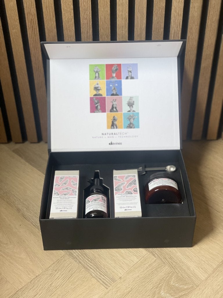 Davines Naturaltech Elevating Giftset, Ophalen of Verzenden, Zo goed als nieuw, Haarverzorger of -hersteller