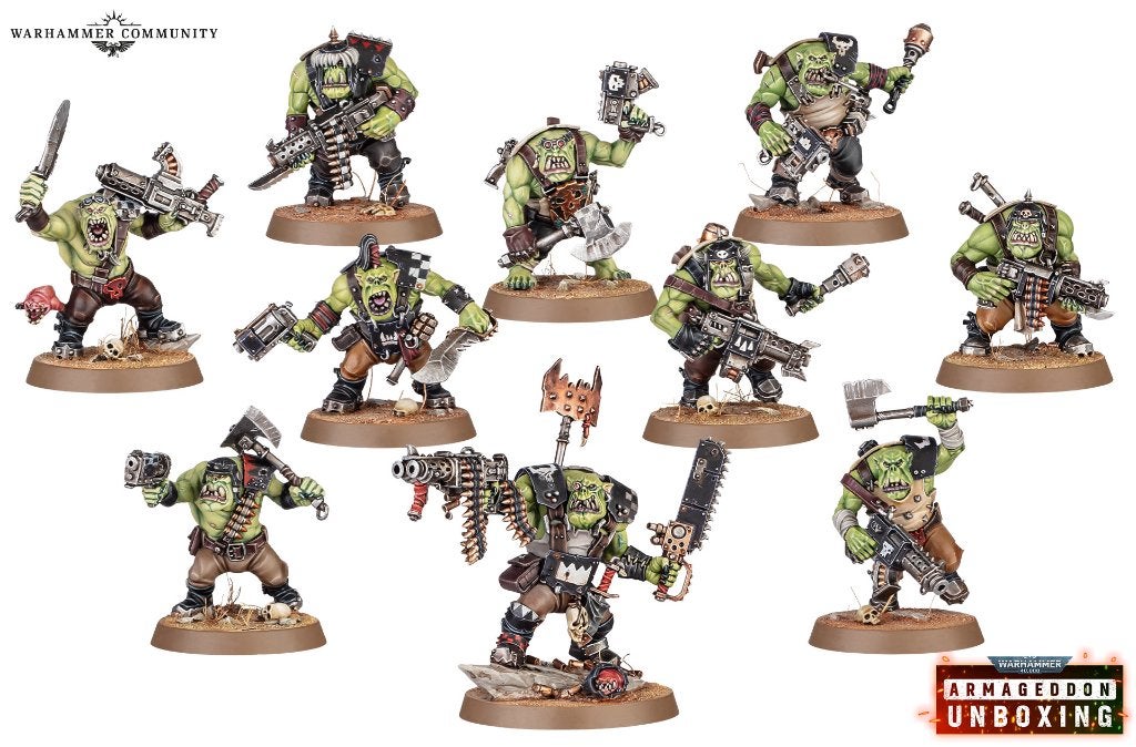 Warhammer 40k New Orkboyz Armageddon, Ophalen of Verzenden, Nieuw, Warhammer 40000, Figuurtje(s)