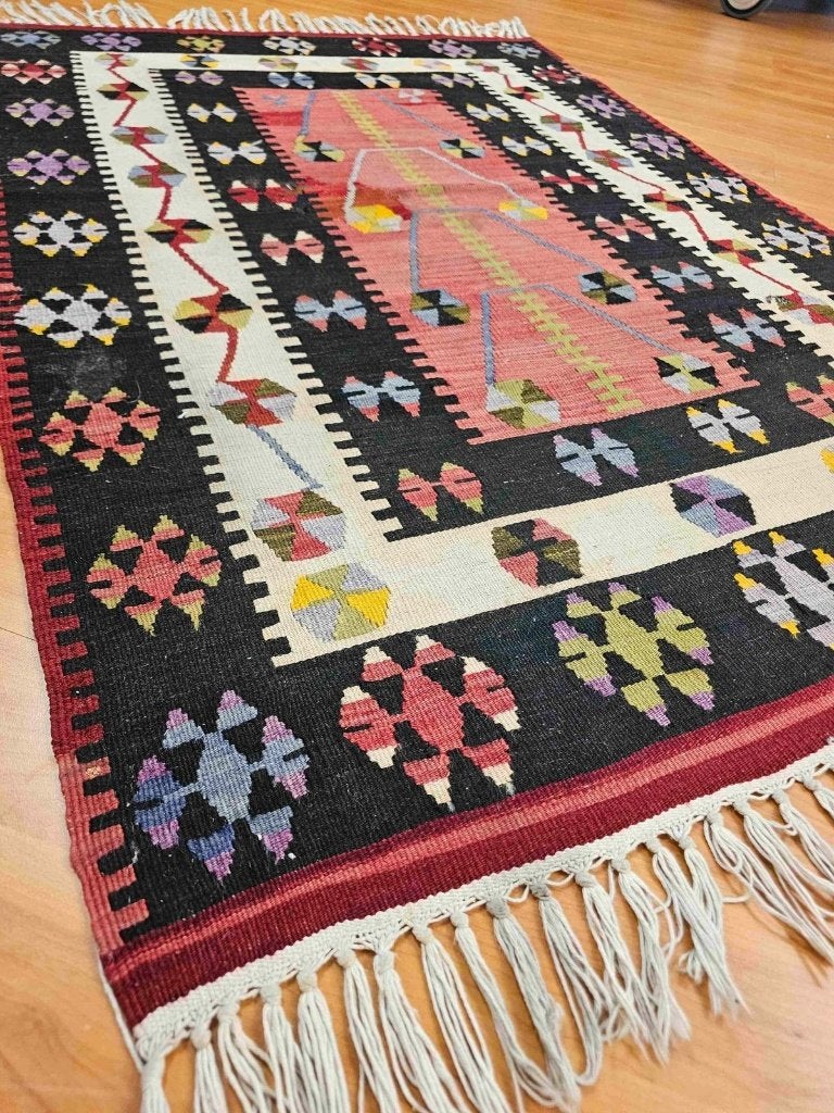 Traditioneel kelim kleed 127/89 cm, 100 tot 150 cm, Djt@dejuistetoon.eu, Zo goed als nieuw, Mon Plaisir 19, Etten-Leur, Netherlands