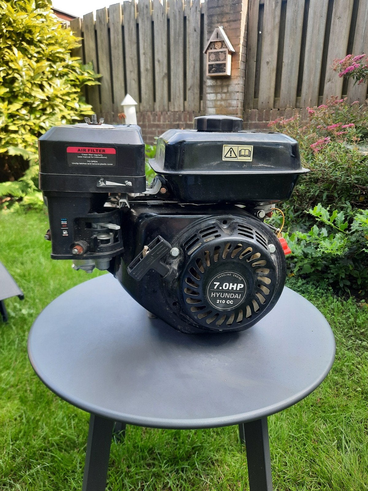 Hyundai 210cc benzinemotor - Japanse honda gx immitatie, Ophalen, Gebruikt, Benzine, Hyundai