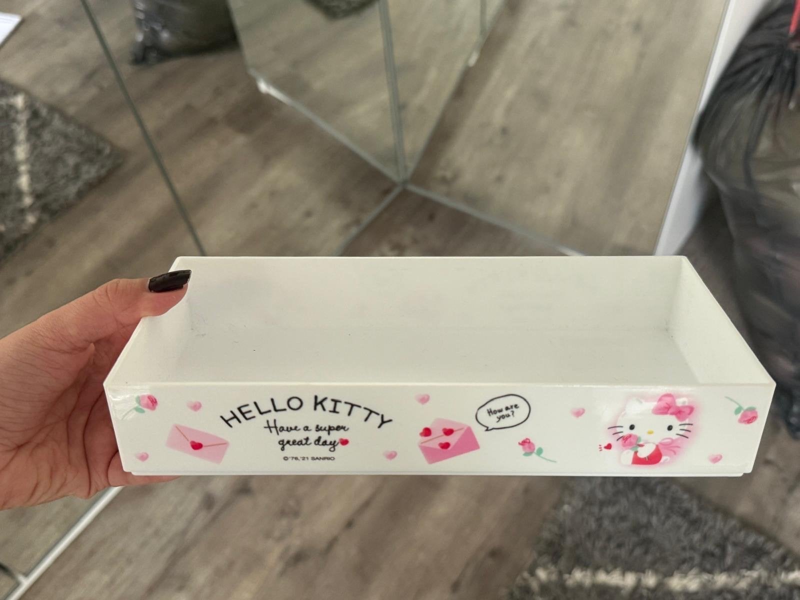 Hello Kitty opbergbakje - Sanrio Original, Huis en Inrichting, Kunststof, Ophalen of Verzenden, Zo goed als nieuw, Modern