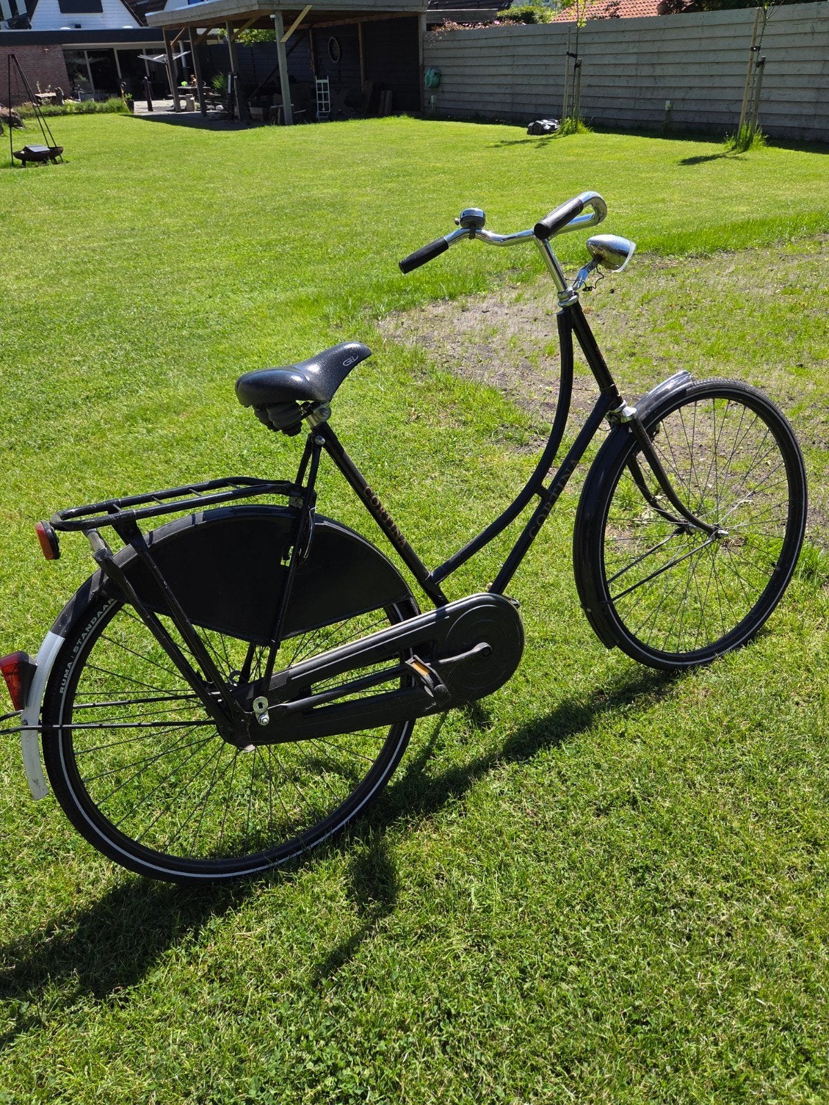 Cortina omafiets, Klassiek zwart, goed onderhouden, Ophalen, Gebruikt, Terugtraprem, Cortina