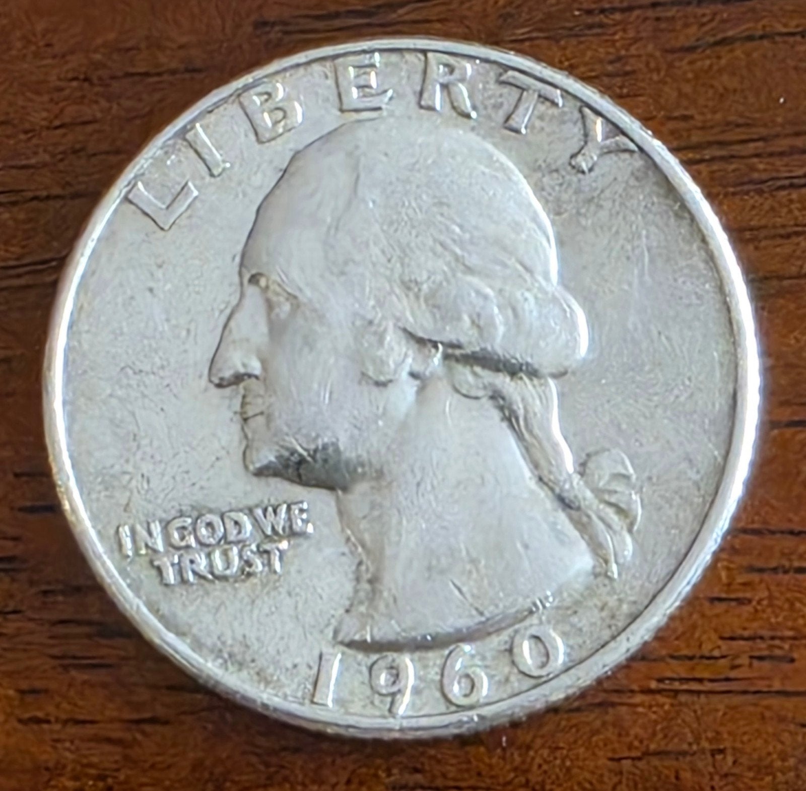 Quarter Dollar 1960 USA, Ophalen of Verzenden, Noord-Amerika, Zilver