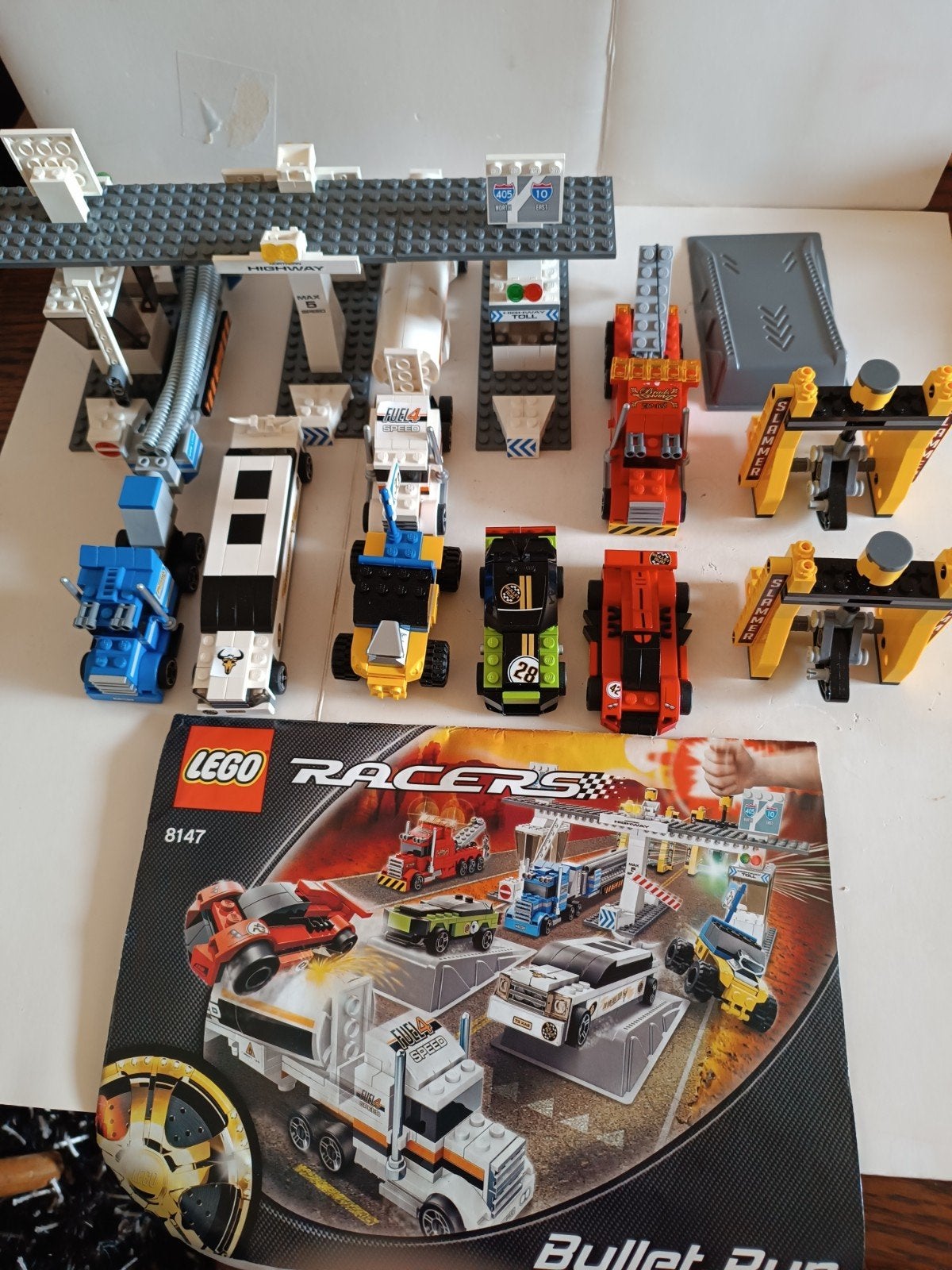 Lego Racers 8147 Bullet Run - Functioneel Compleet, Gebruikt, Lego, Ophalen of Verzenden, Racers