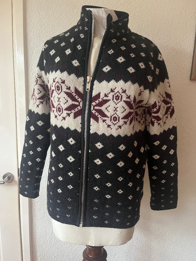 Vintage Noors wollen vest met rits Maat XS van Laila&Lasse, Meerkleurig, Ophalen of Verzenden, Zo goed als nieuw, Laila&Lasse