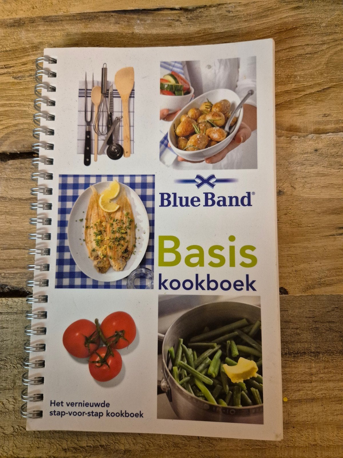 Vintage bleu band basis kook boek, Boeken, Ophalen of Verzenden