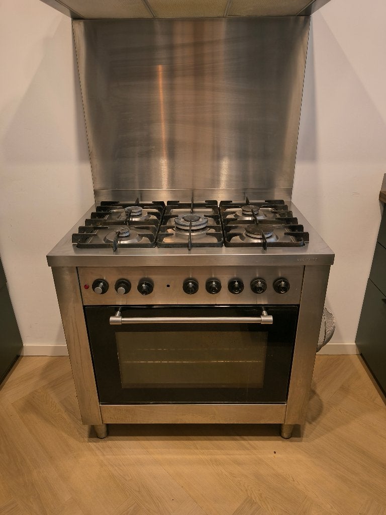 Solitaire gasfornuis oven, Ophalen, Gebruikt, 60 cm of meer, Gas