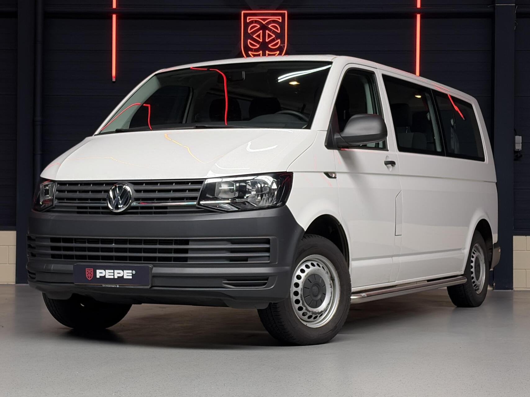Volkswagen Transporter Kombi 2.0 TSI L2H1 |9-PERSOONS|AIRCO, Auto's, Voorwielaandrijving, Stof, Gebruikt, 2500 kg
