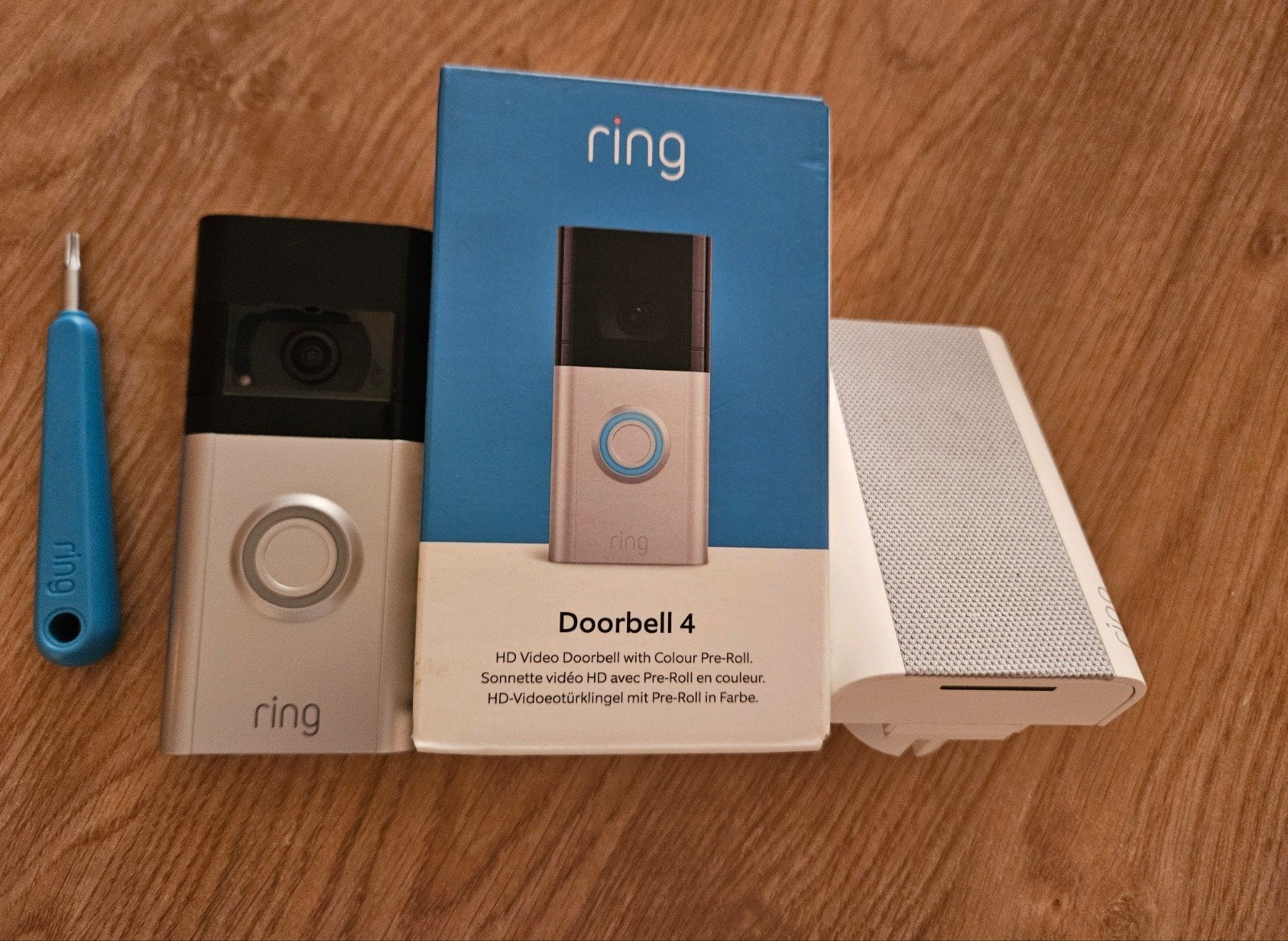 Ring 4 video deurbel met chime, Huis en Inrichting, Deurbellen, Ophalen of Verzenden