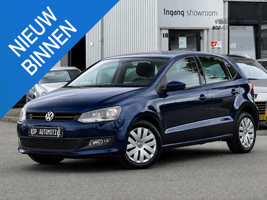 Volkswagen Polo 1.6 TDI BlueMotion Comfortline 1ste Eigenaar, Auto's, Volkswagen, Euro 5, Stof, Gebruikt, Zwart
