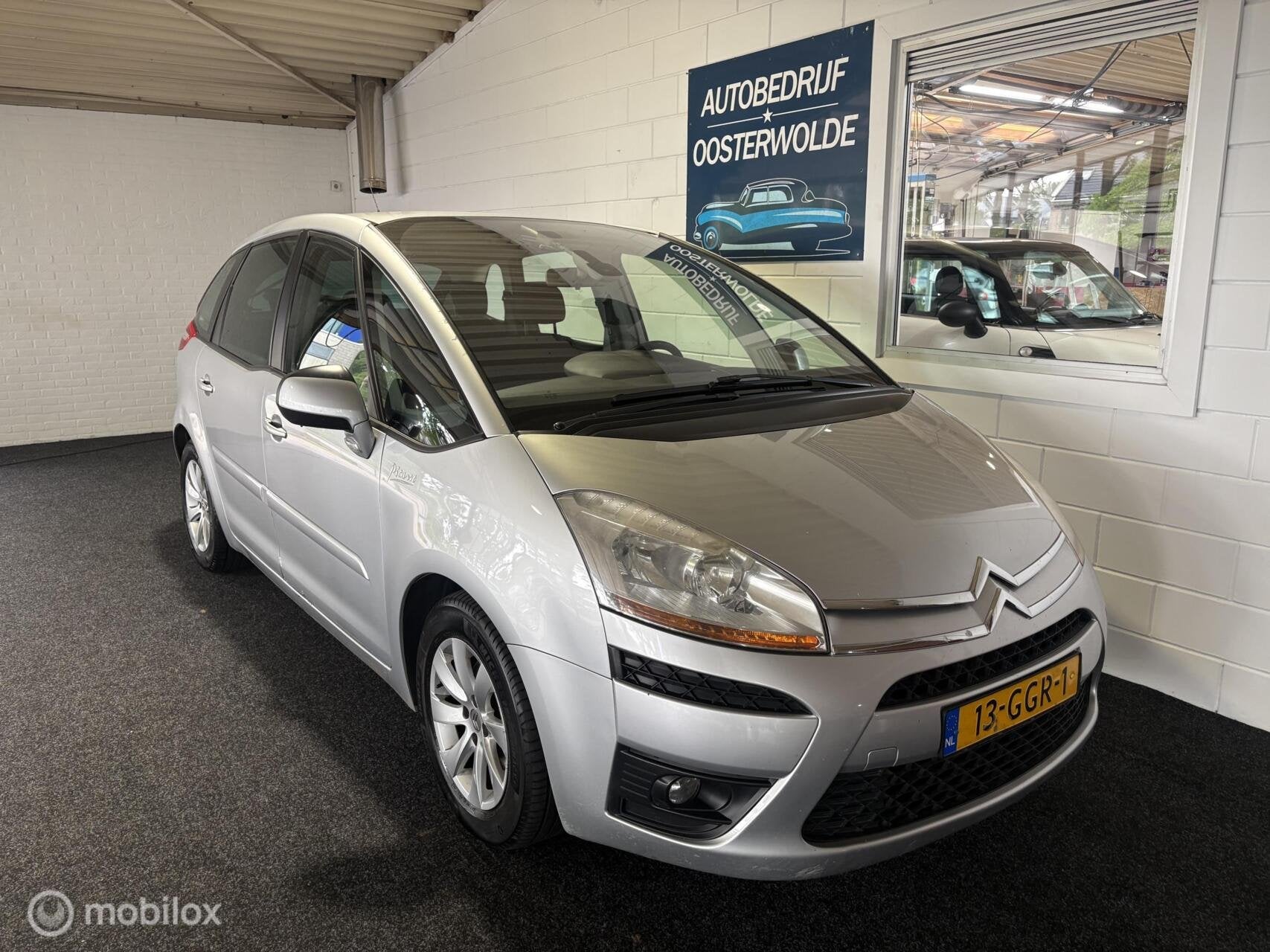 Citroen C4 Picasso 2.0-16V Ambiance 5p Automaat - Apk - Crui, Auto's, Citroën, Stof, Gebruikt, Zwart, 4 cilinders