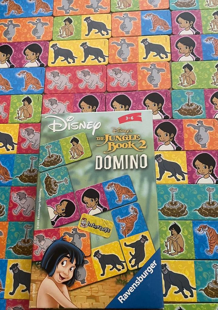 Vintage Disney domino, Hobby en Vrije tijd, Gezelschapsspellen | Bordspellen, Vijf spelers of meer, Ophalen of Verzenden, Gebruikt