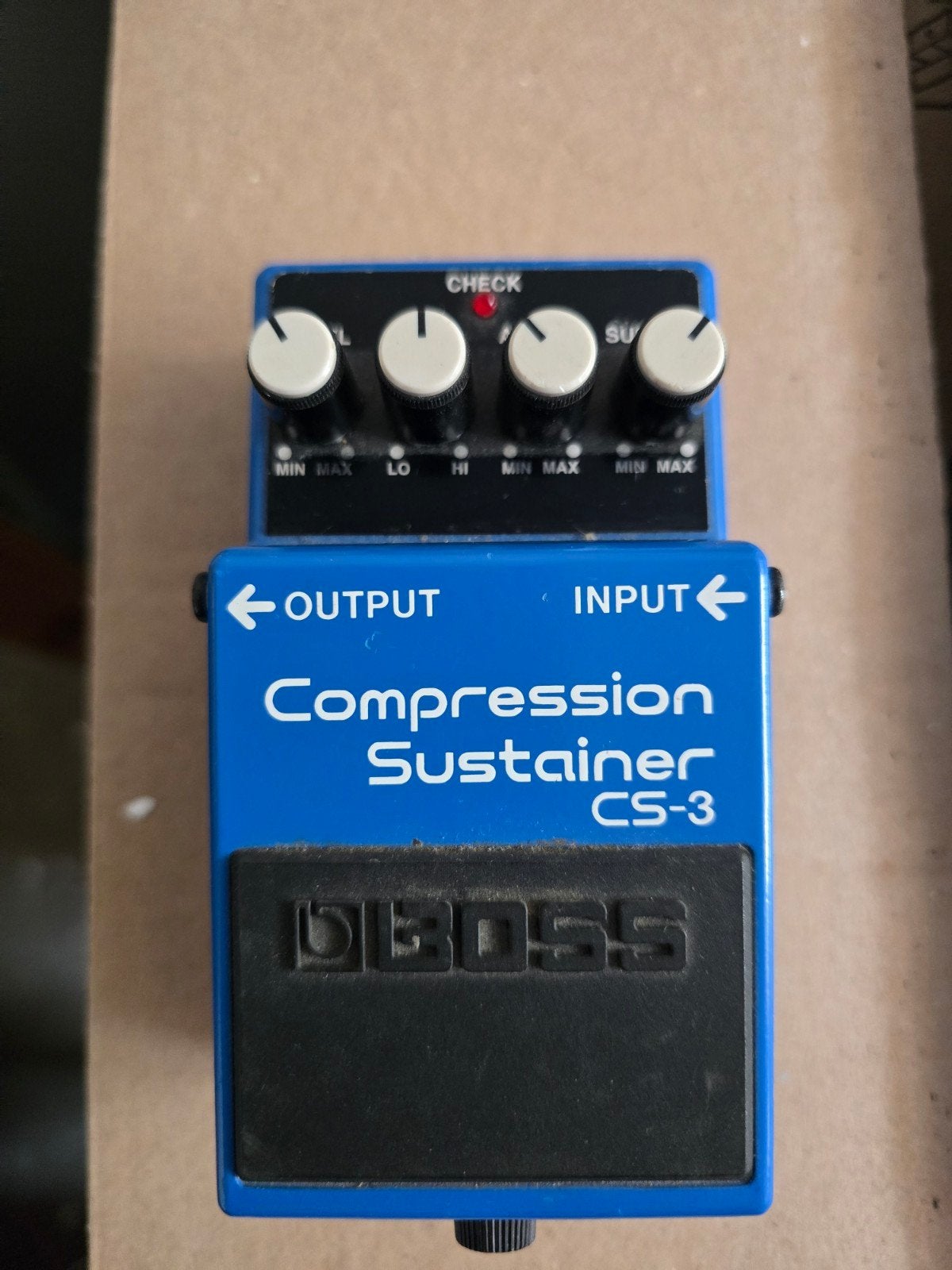 Boss CS-3 Compression Sustainer gitaarpedaal, Muziek en Instrumenten, Effecten, Ophalen, Gebruikt, Compressor