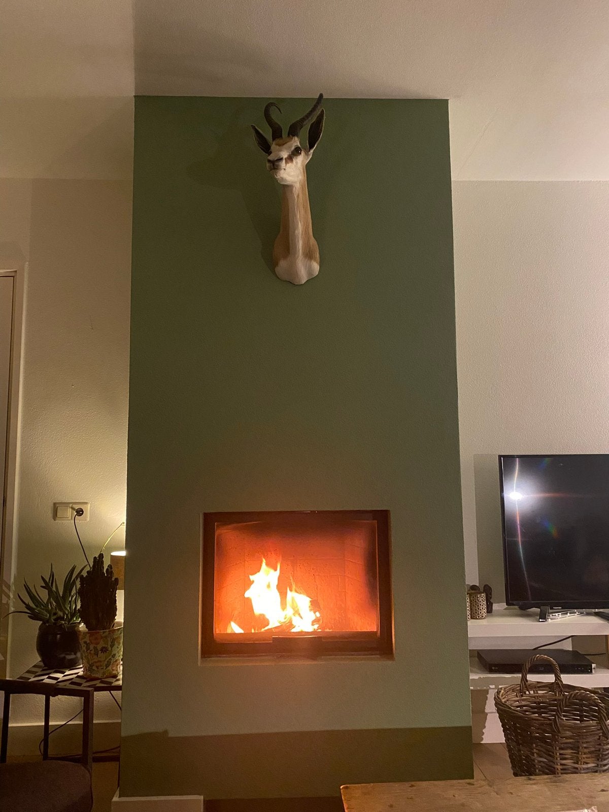 Inbouw kachel, Huis en Inrichting, Ophalen, Gebruikt, Houtkachel, Inbouw