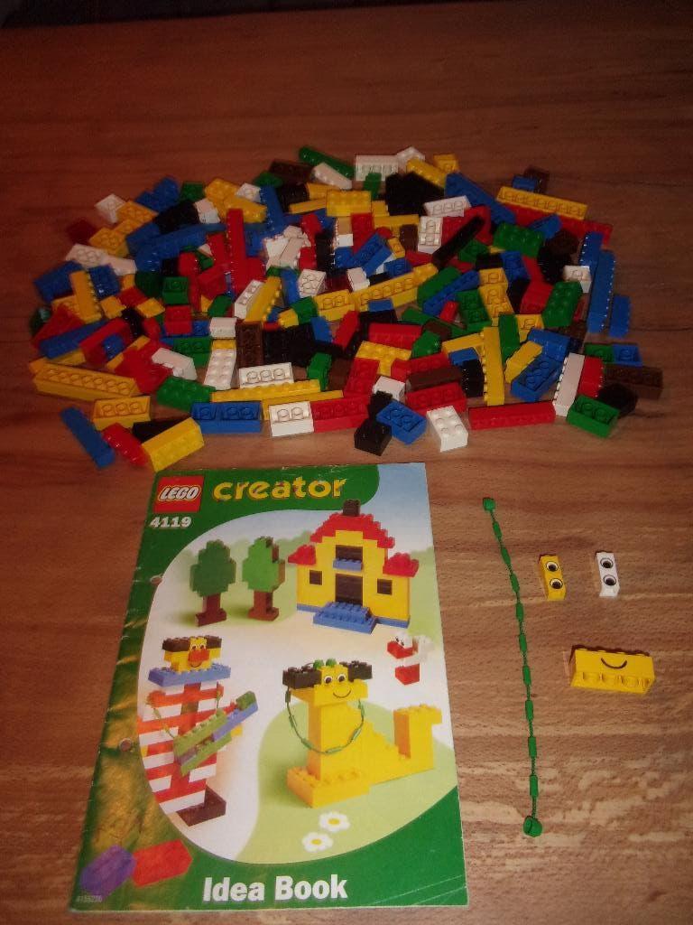 Lego Creator 4119-1 Regular & Transparant Bricks uit 2001, Gebruikt, Lego, Compleet, Ophalen of Verzenden