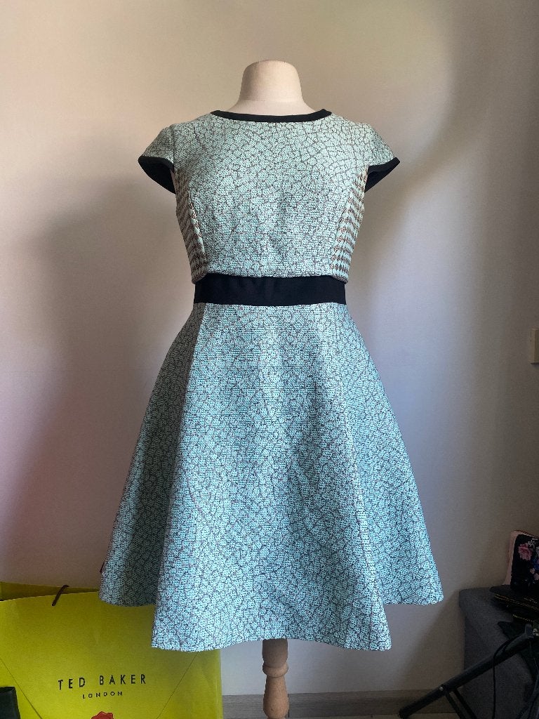 Ted Baker jurk maat 38, Maat 38/40 (M), Blauw, Ophalen of Verzenden, Zo goed als nieuw