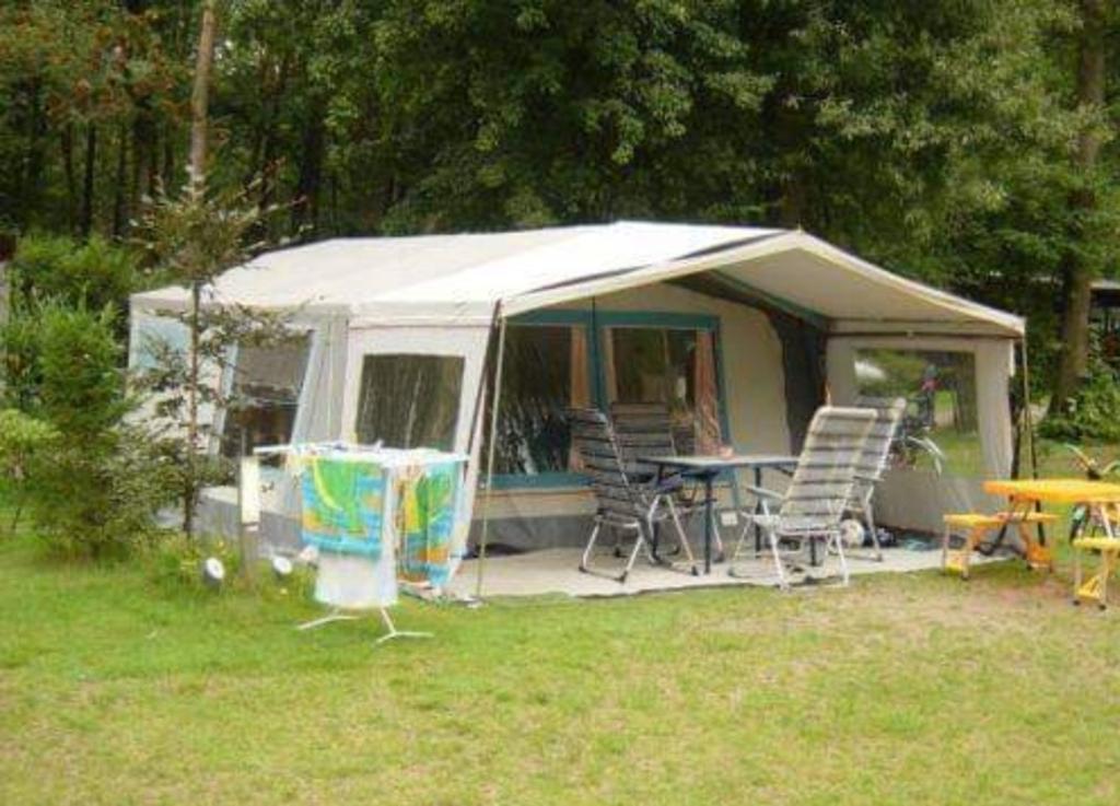 Scout Pivo Vouwwagen met Bermkeuken en 4 Slaapplaatsen, Caravans en Kamperen, Overige kleuren, Aanwezig, Tot en met 4, Ophalen