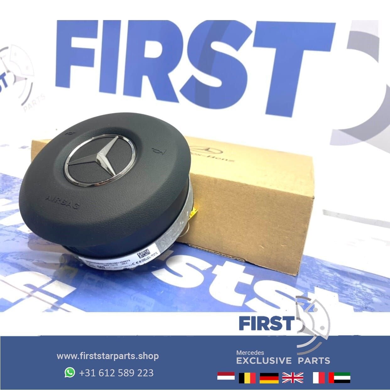 2020 AMG STUURAIRBAG W177 W118 H247 W205 W213 W238 W257 W167, Auto-onderdelen, Dashboard en Schakelaars, Gebruikt, -, Ophalen of Verzenden