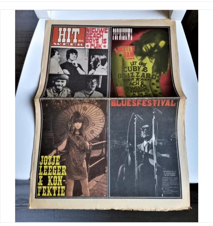 hitweek nr.6 uit 1966, Boeken, Ophalen of Verzenden, Gelezen, Muziek, Film of Tv