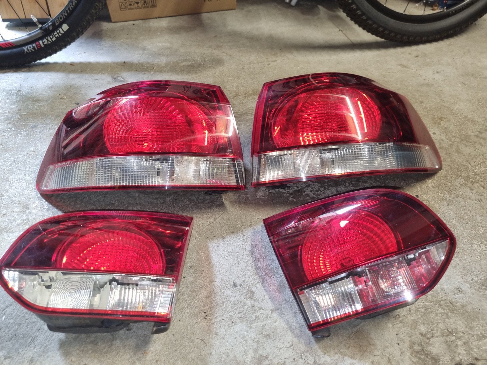 Originele Volkswagen Golf 6 Achterlichten - Complete Set, Auto-onderdelen, Verlichting, Ophalen, Gebruikt, Volkswagen