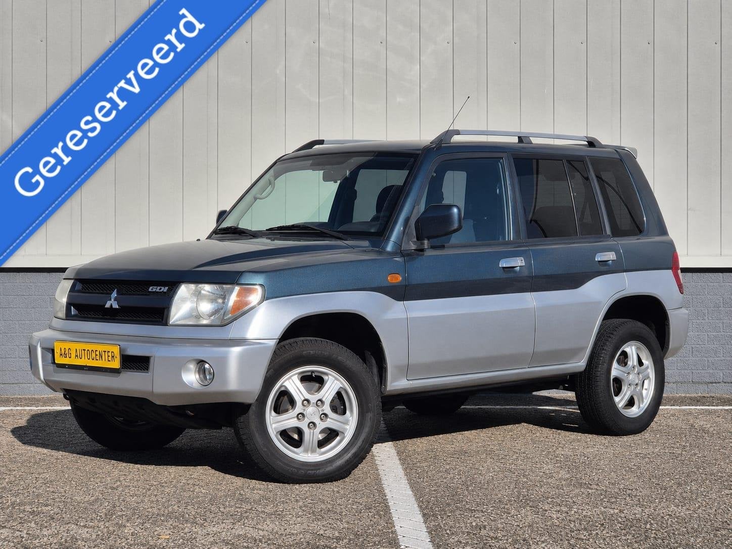 Mitsubishi Pajero Pinin 2.0 4x4/1e Eig/Airco/129 PK/Trekhaak, Auto's, Dealer onderhouden, Stof, Gebruikt, 4 cilinders