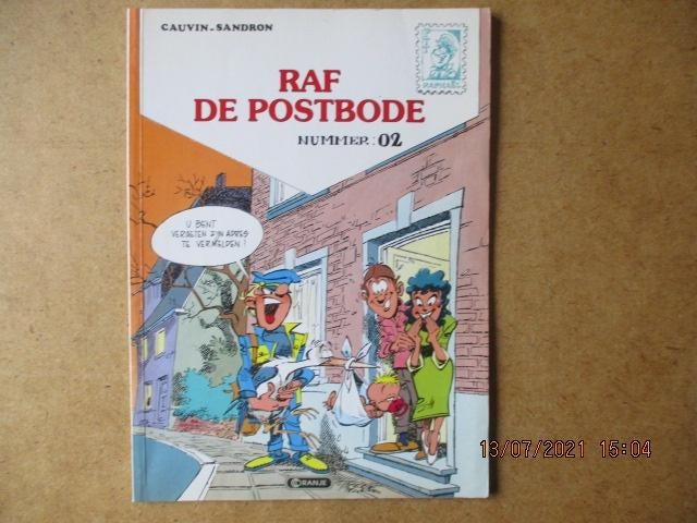 adv5078 raf de postbode, Eén stripboek, Ophalen, Gelezen