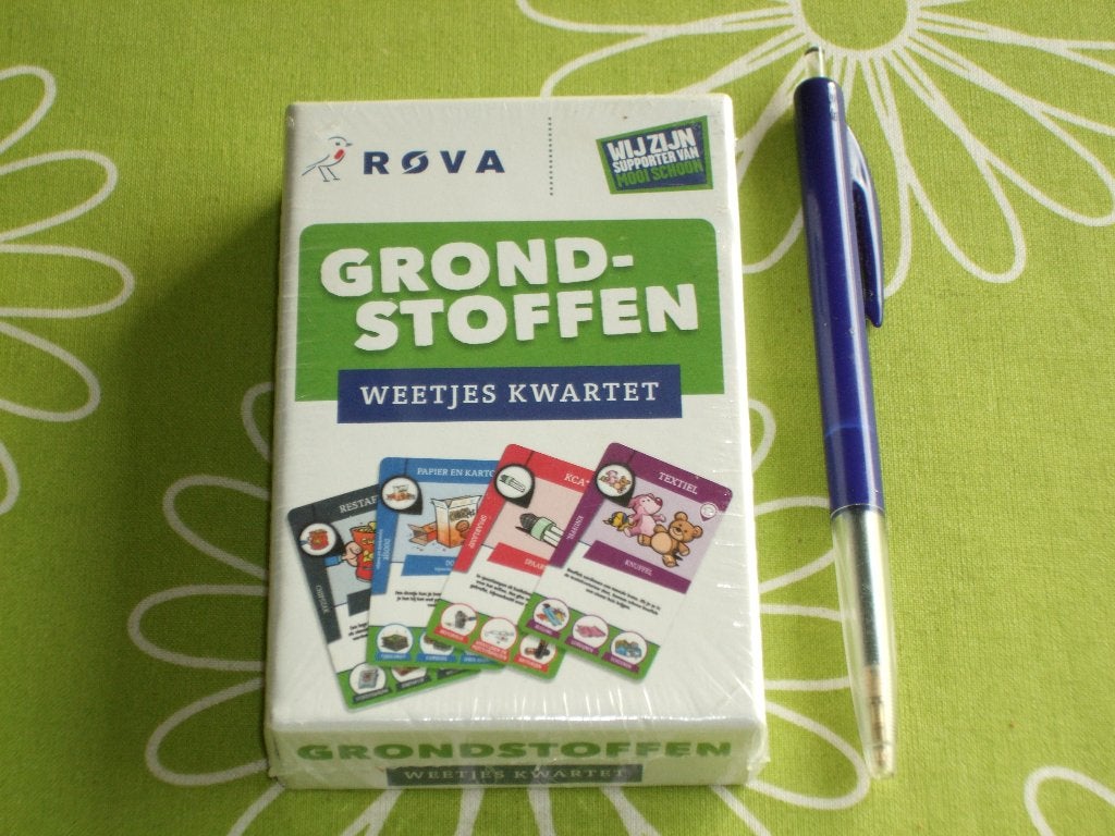 Nieuw in seal: Rova Grondstoffen weetjes kwartet, Ophalen of Verzenden, Nieuw, Kwartet(ten)