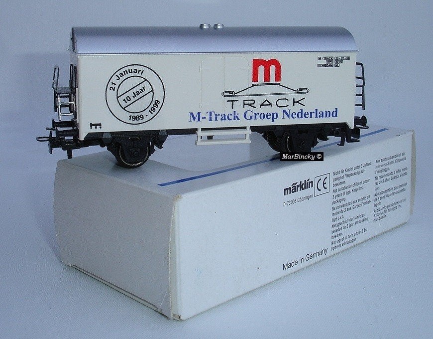 Märklin 4415 M-Track Groep Nederland 10 Jaar Koelwagen NS !, Wisselstroom, Wagon, Ophalen of Verzenden, Märklin