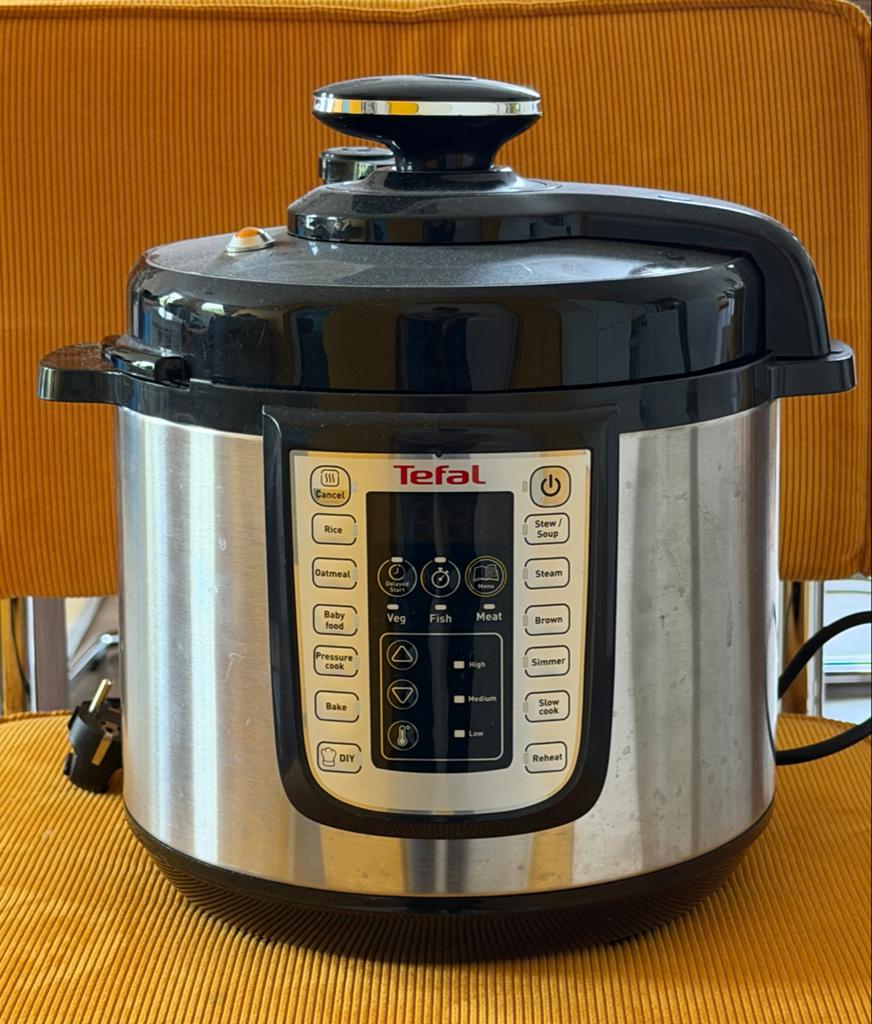 Tefal All-in-One Slowcooker, Multicooker en Snelkookpan, Ophalen of Verzenden, Gebruikt