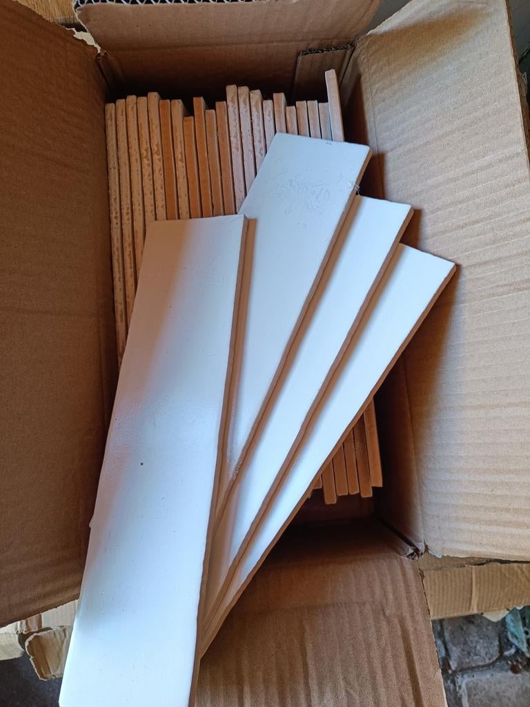 Wandtegels Equipe Masia wit mat 30x7,5 cm 25 stuks, Ophalen, Nieuw