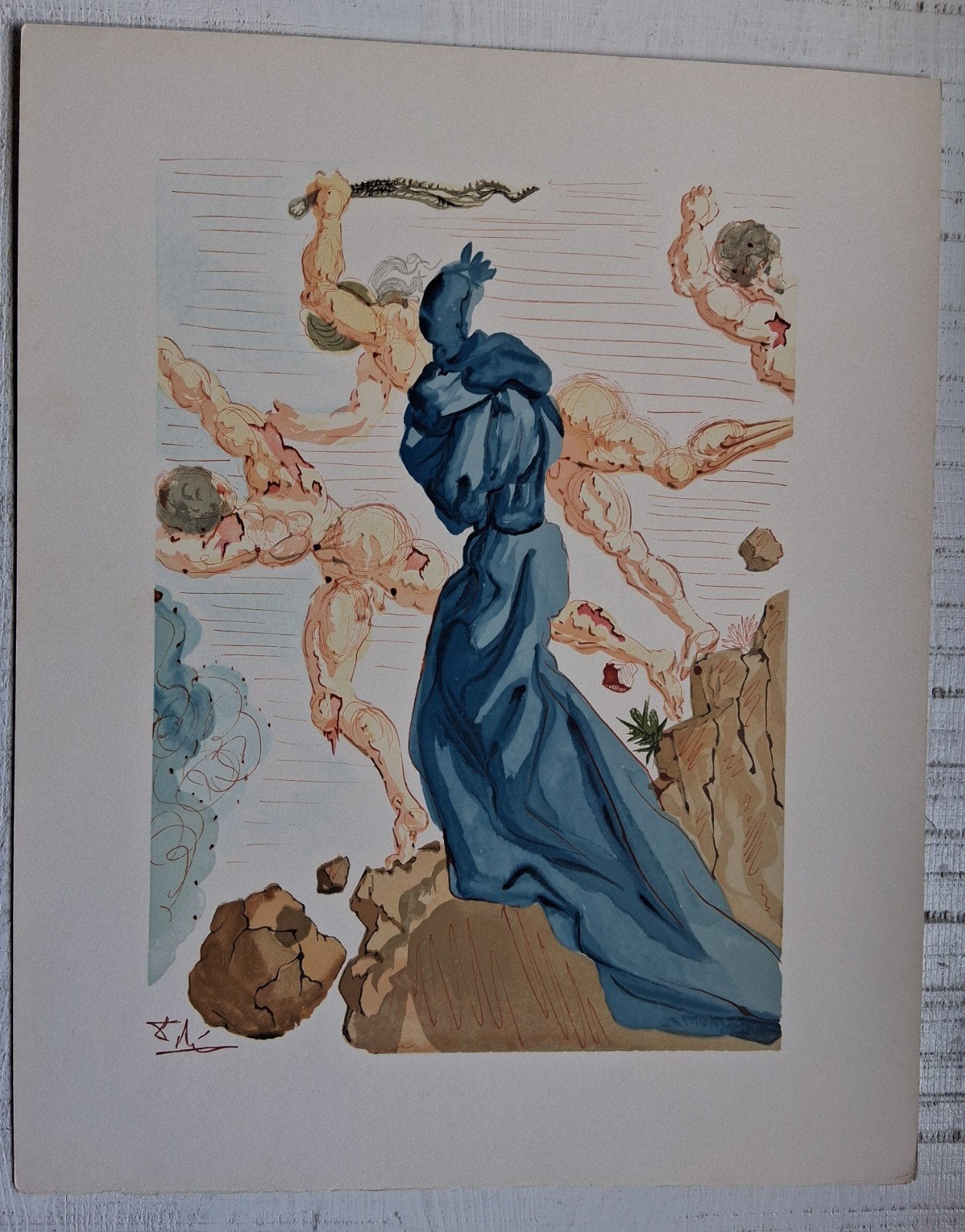Salvador Dalí: Les Margelles du Phlégeton, Ophalen of Verzenden