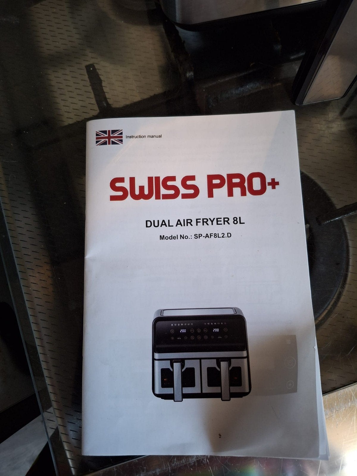 Swiss Pro+ dubbele airfryer!!!!, Witgoed en Apparatuur, Ophalen, Nieuw, Airfryer, 1000 t/m 1499 gram