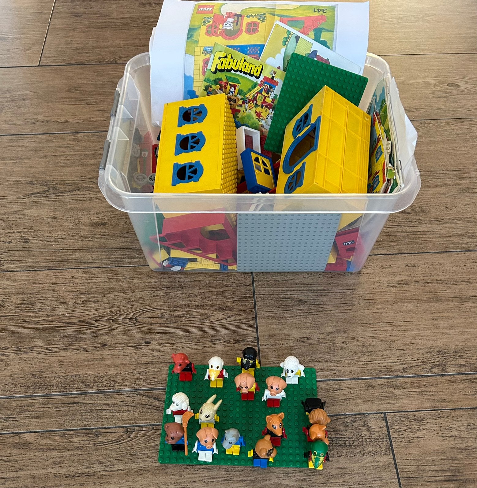 Lotje lego fabuland met veel figuren, Ophalen, Gebruikt