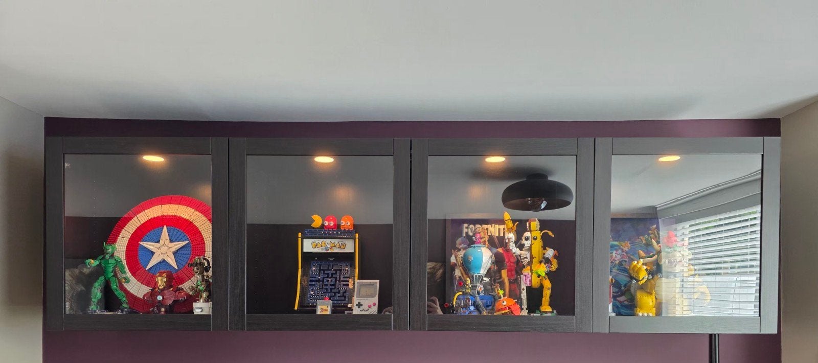 IKEA Besta TV/Wandmeubel met Verlichting, Ophalen, Modern, Functioneel, Zo goed als nieuw, 200 cm of meer