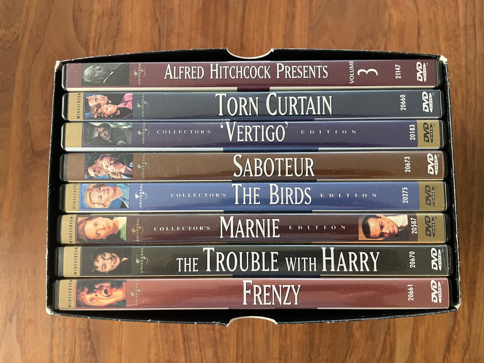 Alfred Hitchcock DVD box Engels (NTSC Systeem), Alle leeftijden, Ophalen of Verzenden, Detective en Krimi, Gebruikt