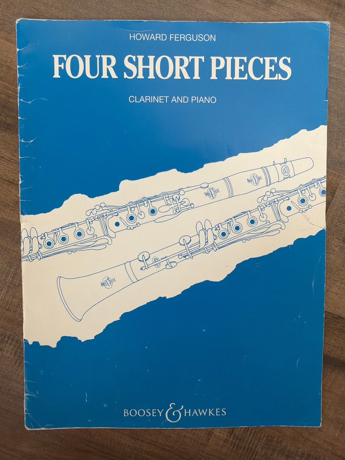 Howard Ferguson - Four Short Pieces voor Klarinet en Piano, Muziek en Instrumenten, Gebruikt, Klassiek, Ophalen of Verzenden, Klarinet