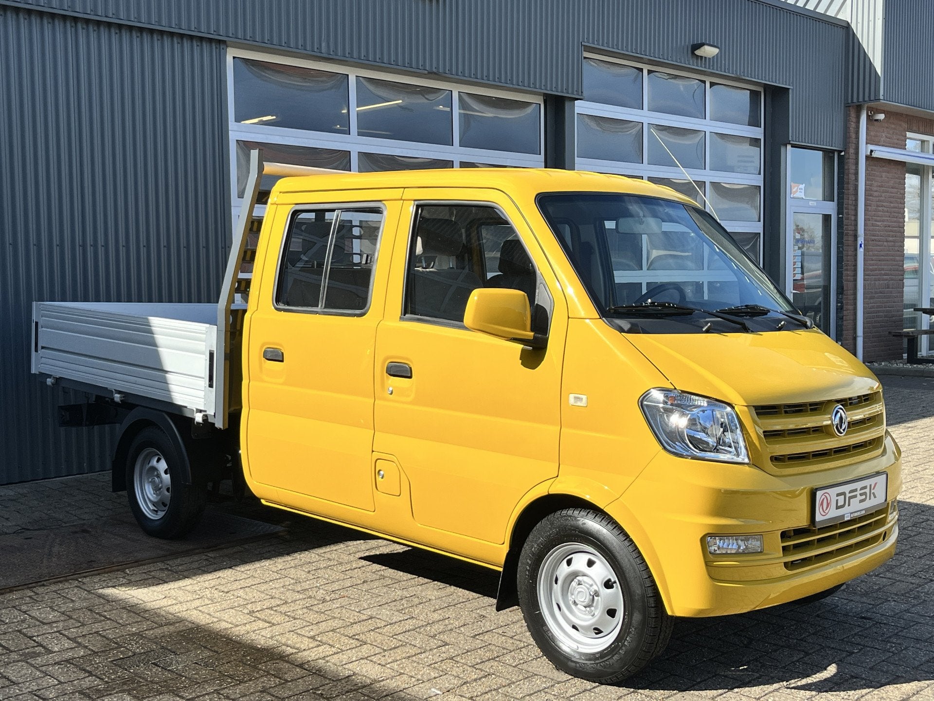 DFSK K02S MMBS 100% elektrische MMBS Landbouwkenteken Openla, Gebruikt, Zwart, Geel, Handgeschakeld