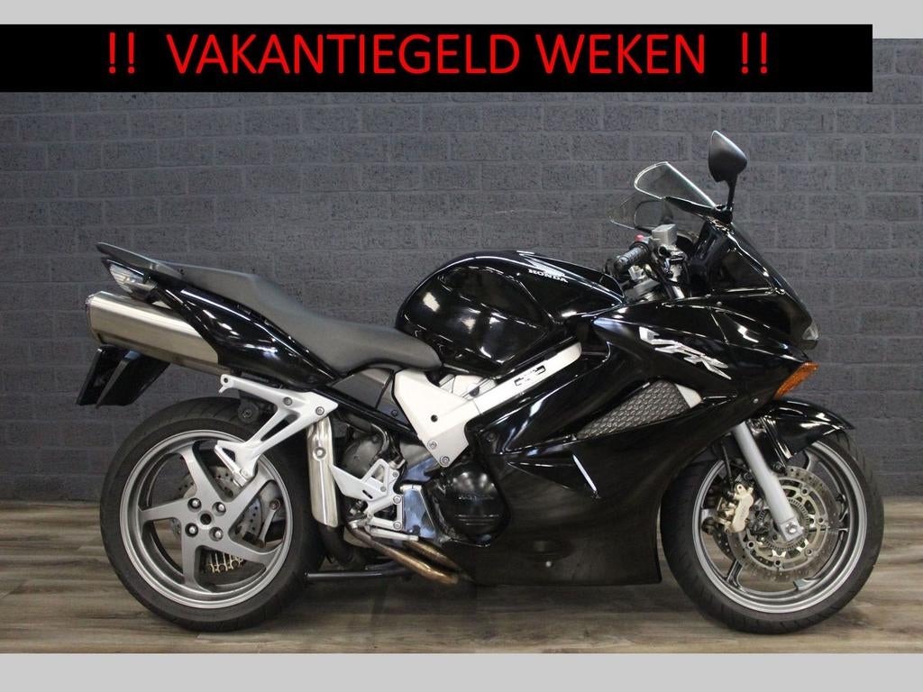 HONDA VFR 800 FI VTEC ABS (bj 2008) Prachtige Zwarte VFR800, Motoren, Motoren | Honda, HONDA, Motorrijbewijs A, Bedrijf, Onbekend
