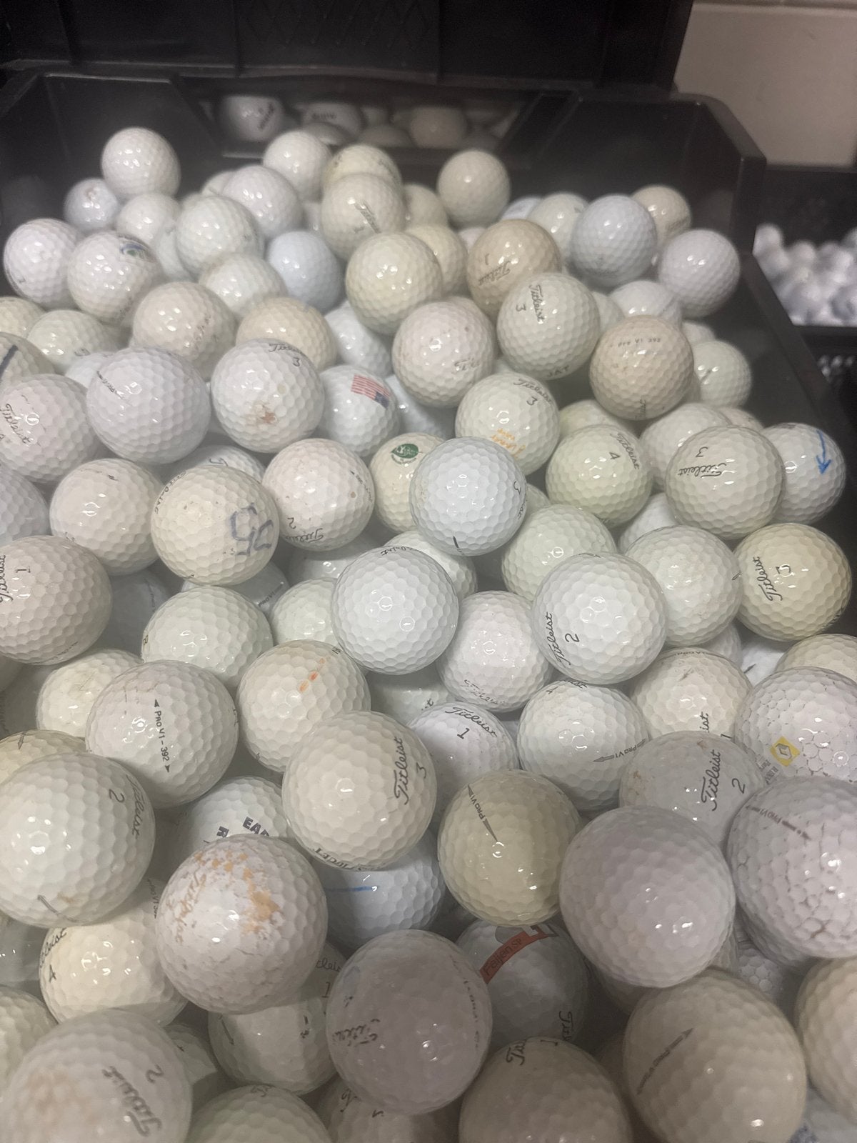 Titleist Pro V1 trainingsballen, Ophalen of Verzenden, Gebruikt, Bal(len), Overige merken