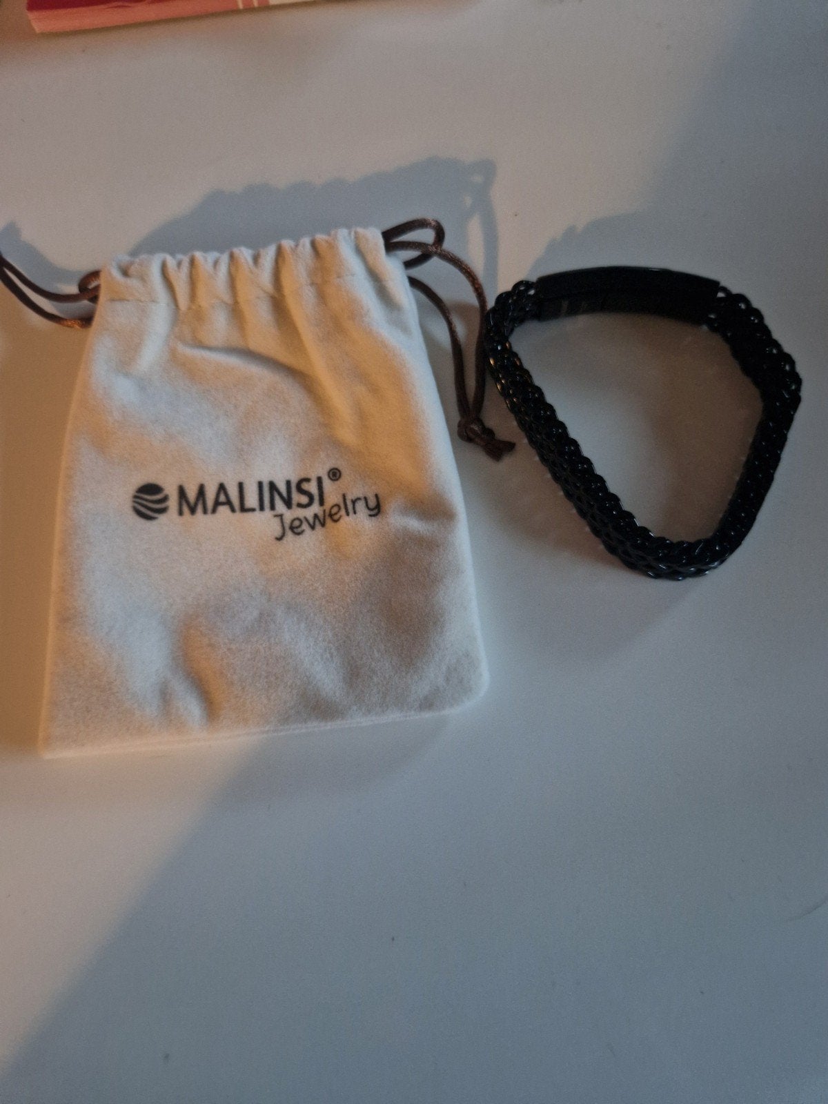 heren armband, Ophalen of Verzenden, Nieuw, Zwart, Staal