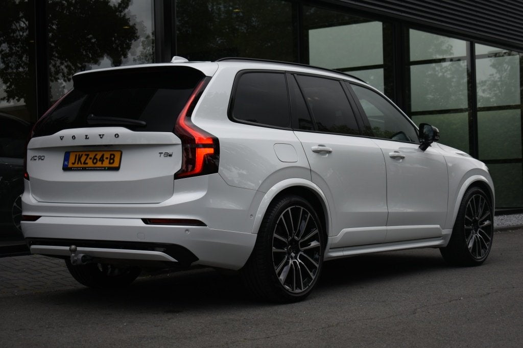 Volvo XC90 T8 455pk AWD Ultra Dark | Luchtvering | Bowers&Wi, Adaptive Cruise Control, Gebruikt, 4 cilinders, Wit