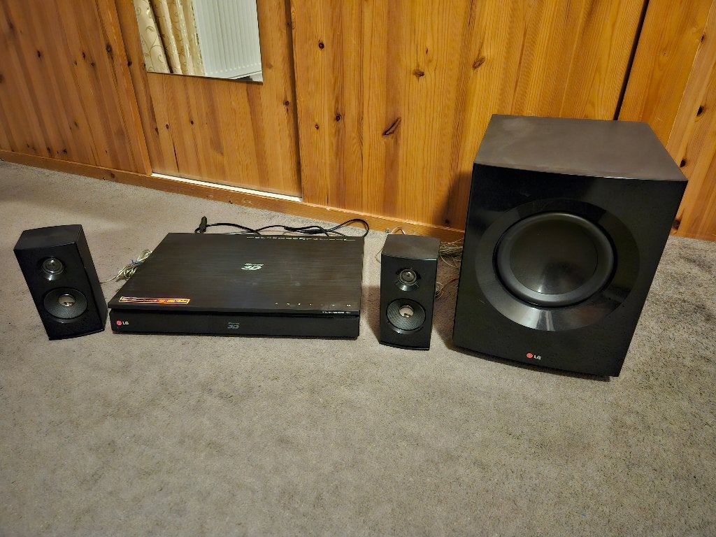 Home Cinema set / LG HX523 Blu-ray 3D speler incl. speakers, Overige merken, Gebruikt, 2.1-systeem, Blu-ray-speler