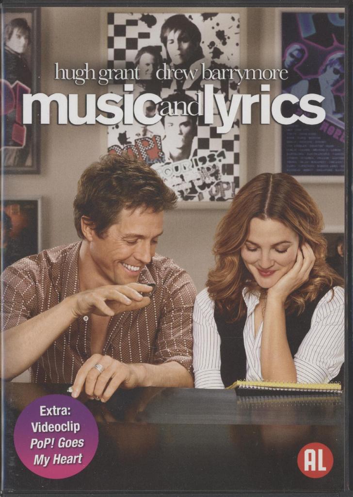 72) Music and Lyrics: met Hugh Grant en Drew Barrymore, Alle leeftijden, Ophalen of Verzenden, Gebruikt, Romantische komedie