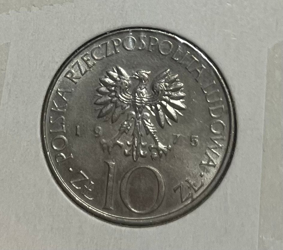 10 zloty Polen 1975, Ophalen of Verzenden, Polen