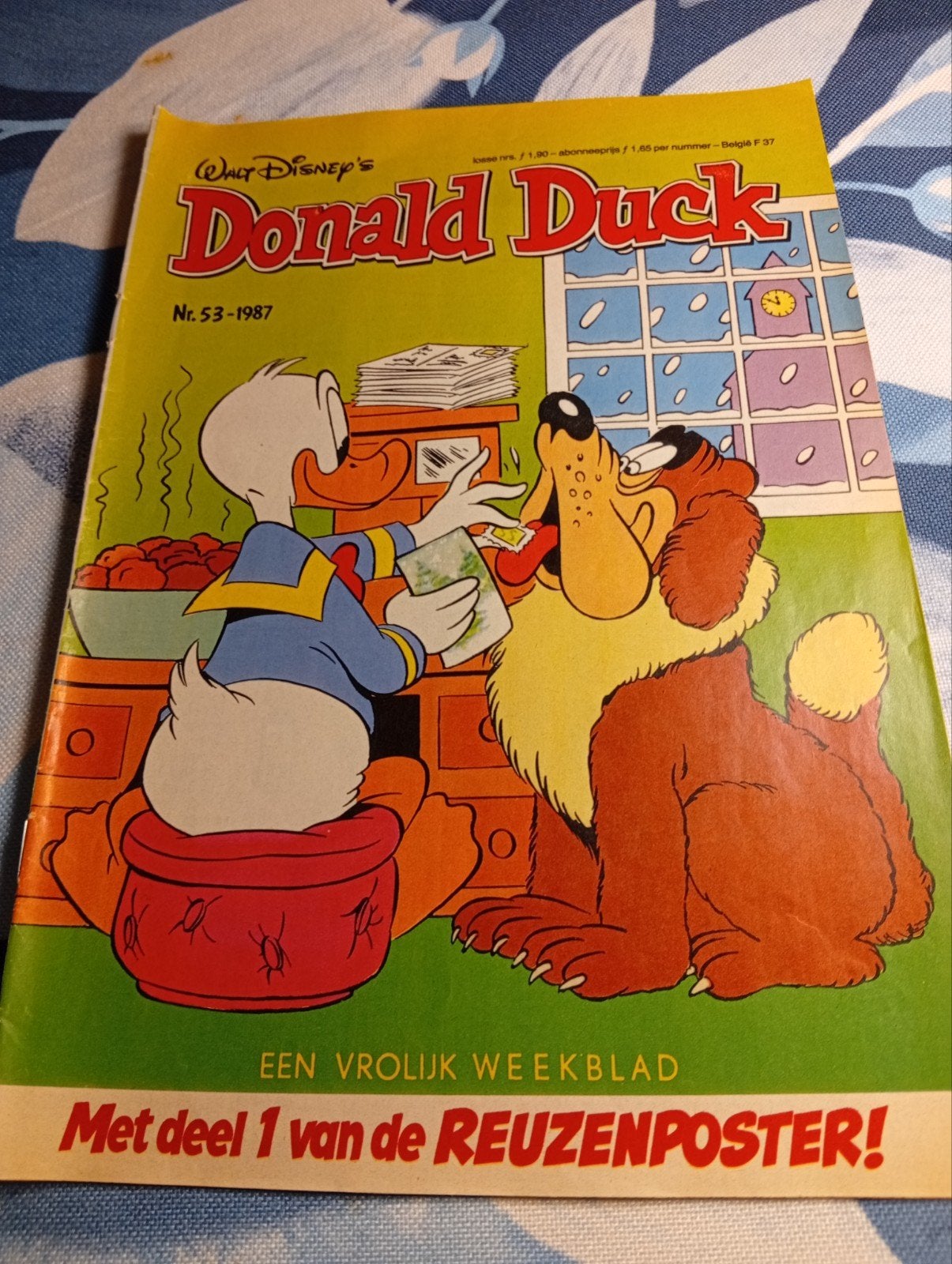 Donald Duck Weekblad Nr. 53-1987 met Reuzenposter deel 1, Ophalen of Verzenden, Gelezen, Overige typen