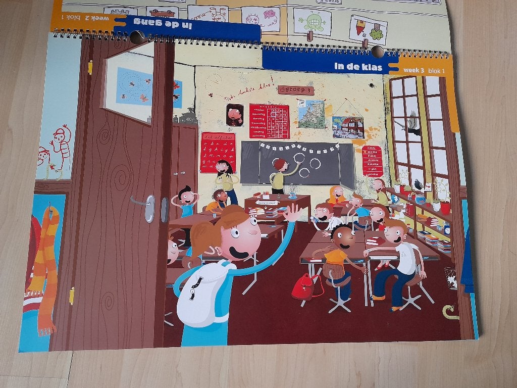 VERTELPLATEN GROEP 3 DE WERELD IN GETALLEN, Ophalen of Verzenden, Zo goed als nieuw, Overige niveaus